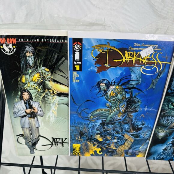 The Darkness 1 Reprint 2 6-7 9 16-24 Holiday Pin Up Lot Top Cow Jackie Estacado - Picture 2 of 8
